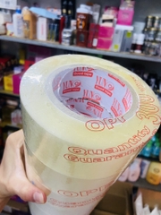 Băng Keo Đục Trong 300 ya lớn . Cuộn 6 Cây Tặng Kèm Dụng Cụ Cắt Băng Keo Lớn (1)