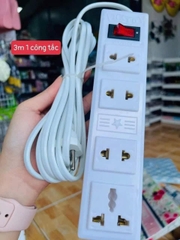 Ổ Cắm Điện Hato 4 Ổ Cắm 1 Công Tắc Chịu Tải Tốt (4)