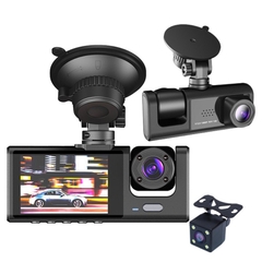 Camera Hành Trình Ô Tô C309 3 Mắt 1080P Kèm Camera Lùi (30)