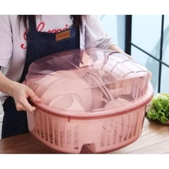 RỔ ÚP CHÉN CÓ NẮP ĐẬY TRONG SUỐT