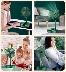 Quạt sạc Tích Điện Super để bàn, gấp gọn tiện dụng (3)