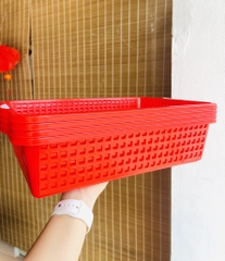 RỔ NHỰA HÌNH CHỮ NHẬT 38x26cm (1)