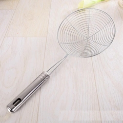 CHAO VÒNG INOX MÚC ĐỒ CHIÊN RÁO DẦU 16cm (2)