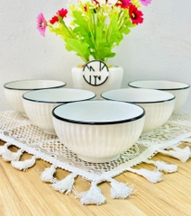 CHÉN ĐỰNG NƯỚC CHẤM BẰNG SỨ VIỀN ĐEN (1)