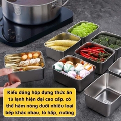Hộp Inox Đựng Thực Phẩm Có Nắp 13cm (1)