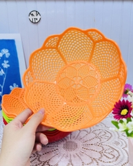 RỔ NHỰA ĐAN NHIỀU MÀU SIZE 21cm