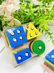 ĐỒ CHƠI RÁP HÌNH TOÁN HỌC BẰNG GỖ PHÁT TRIỂN TRÍ TUỆ CHO BÉ
