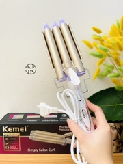 MÁY UỐN TÓC 3 TRỤC KEMEI 1010 CHÍNH HÃNG (20)