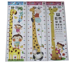 Decal Tranh Thước Đo Hình Thú (2)