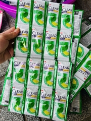 DÂY 10 GÓI DẦU GỘI CLEAR 6g MÁT LẠNH BẠC HÀ XANH LÁ