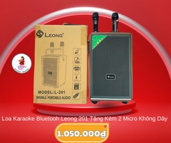 LOA KARAOKE LEONG 201 TẶNG KÈM 2 MICRO KHÔNG DÂY CỰC HAY NHỎ GỌN (70)