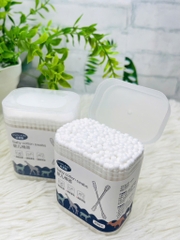 HỘP 200 CHIẾC BÔNG TĂM 2 ĐẦU DALANI (2)