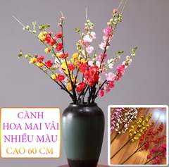 Cành Hoa Mai Đỏ / Vàng 60cm Lớn THÂN CÂY BỰ (2)