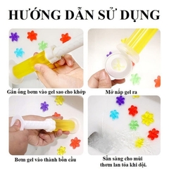 Gel Khử Mùi diệt Khuẩn Bồn Cầu Dạng Thạch Hoa Cực Thơm (1)