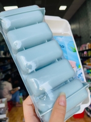 Vỉ Làm Đá Viên Lớn 5 Viên Dẻo Hàng Việt Nhật (1)