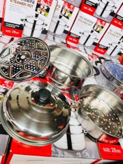 Nồi hấp inox 3 tầng 28cm (10)