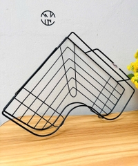 KỆ DÁN GÓC TƯỜNG SẮT SƠN TĨNH ĐIỆN