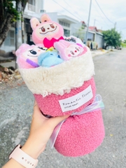 BÓ HOA LABUBU HÓT TREND SIÊU KUTE (14)