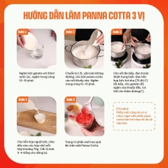 Set Làm Panna Cotta 3 Vị (Làm Được 15-20 Hủ) LOẠI 1