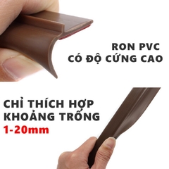 Thanh Nẹp Chặn Khe Hở Của Đa Năng, Chống Côn Trùng Loại Nhựa (2)