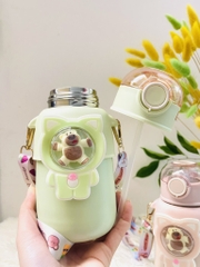 BÌNH GIỮ NHIỆT INOX 600ml HÌNH THÚ KUTE CHO BÉ (12)