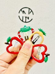 SET 4 KẸP HOA QUẢ TRÁI CÂY