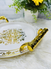 DĨA ĐỂ THỰC PHẨM 30cm DECOR PHONG CÁCH CHÂU ÂU SANG TRỌNG (3)