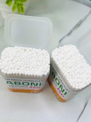 HỘP 200 CÂY BÔNG TĂM ABONI CHO BÉ (2)