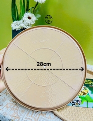 Mẹt Nhựa Giả Tre 28cm Cty Thành Đạt (2)