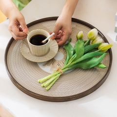 TẤM LÓT TRÒN TRANG TRÍ DECOR ĐỂ BÌNH HOA CỰC ĐẸP (2)