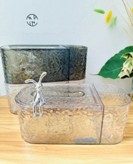 HỘP ĐỰNG GIẤY CON THỎ 3 NGĂN SANG TRỌNG (4)