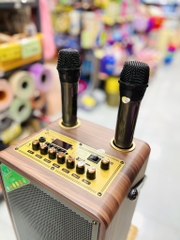 LOA KARAOKE LEONG 201 TẶNG KÈM 2 MICRO KHÔNG DÂY CỰC HAY NHỎ GỌN (70)