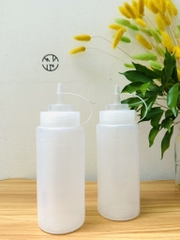 CHAI ĐỰNG TƯƠNG ỚT MẪU TRÒN MỚI 350ML (1)