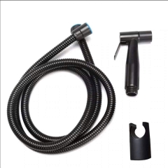 Bộ Dây + Vòi Xịt Vệ Sinh Inox Đen Xịn (7)
