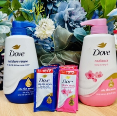 DÂY 12 GÓI SỮA TẮM DOVE MUỐI HỒNG