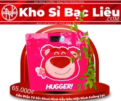 Cân Sức Khoẻ Điện Tử Hình Gấu Dâu Mặt Kính Cường Lực (6)