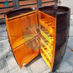 Tủ đựng rượu làm bằng gỗ Thông
