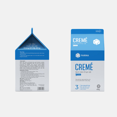 Cremé - Kem Béo Thực Vật Vị Sữa, FariBeva, Farina | Hộp 454g