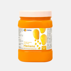 Hemena - Mứt Hoa Quả Hương Xoài, Farina | Hộp 1kg, Thùng 5kg
