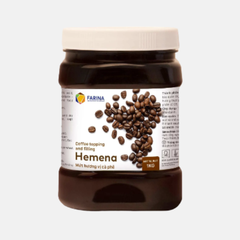 Hemena - Mứt Hoa Quả Hương Cà Phê, Farina | Hộp 1kg, Thùng 5kg