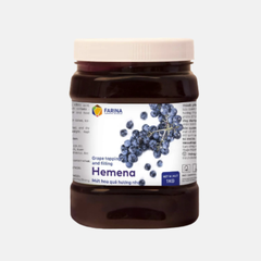 Hemena - Mứt Hoa Quả Hương Nho, Farina | Hộp 1kg, Thùng 5kg