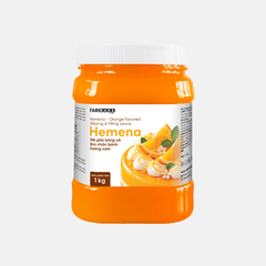 Hemena - Xốt phủ bóng và làm nhân bánh hương cam FariBake | Hộp 1kg, Thùng 5kg