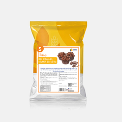 Irina - Bột Trộn Sẵn bánh Muffin Sô-Cô-La, Farina | Túi 1kg, 15kg