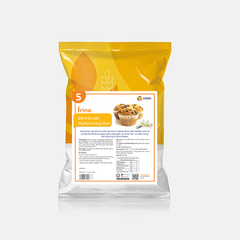 Irina - Bột Trộn Sẵn bánh Muffin Vani, Farina | Túi 1kg, 15kg