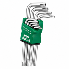 Bộ 9 Cờ Lê Lục Lăng Hoa Mận PZT Thép Cacbon Cứng 1,5 2 2,5 3 4 5 6 8 10MM
