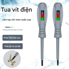 Bút Thử Điện Cảm Ứng – Tuốc Nơ Vít Thử Điện Thông Minh, Báo Đèn Đỏ Xanh, An Toàn