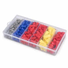 Hộp Vỏ Nắp Bảo Vệ Đầu Nối Dây Điện Bấm Xoắn Ren Lò Xo PCX Hộp Nhiều Màu Kích Thước