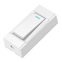 Công Tắc Điện A95 2500W 220V Màu Trắng Nhựa ABS Chống Vỡ 30x35x76MM