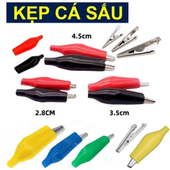 Bộ 10 Cái- ĐEN 2.6CM- Đầu Kẹp Cá Sấu 2.6CM