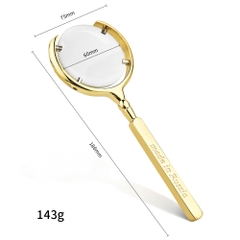 Kính Lúp Cầm Tay 10X 60MM - Kính Phóng Đại Đọc Sách, Soi Trang Sức, Tiền, Linh Kiện Điện Tử